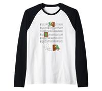 Grenouille Jouant du Piano Musique Amoureux de Grenouille Crapaud Crapaud Clef de Manche Raglan