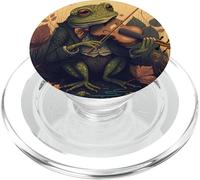 Grenouille Jouant du Violon PopSockets PopGrip pour MagSafe