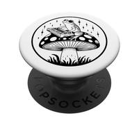 Grenouille Jouant Un synthétiseur sur Champignon PopSockets PopGrip Adhésif