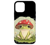 Grenouille ludique avec un chapeau champignon pour les amateurs d'art décontractés Coque pour iPhone 12 mini