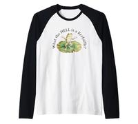 Grenouille médiévale Amusante What The Hell is a Kerfuffle Meme Frogs Manche Raglan