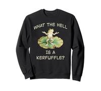 Grenouille médiévale Amusante What The Hell is a Kerfuffle Meme Frogs Sweatshirt