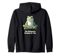 Grenouille Méditante Yoga Métaphysique Sweat à Capuche
