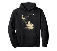Grenouille Mignon Pissenlit étoiles Fantaisie Nuit Sweat à Capuche
