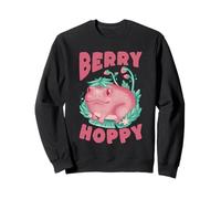 Grenouille Mignonne avec Fraises Berry Hoppy Art Sweatshirt