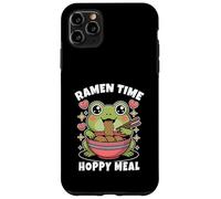 Grenouille Mignonne Kawaii Mangeant Une Soupe de Nouilles Ramen pour Enfants Coque pour iPhone 11 Pro Max