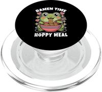 Grenouille Mignonne Kawaii Mangeant Une Soupe de Nouilles Ramen pour Enfants PopSockets PopGrip pour MagSafe