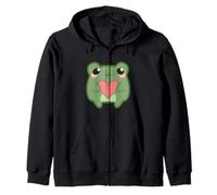 Grenouille Mignonne Kawaii pour Les Amateurs de Grenouilles d'anime Sweat à Capuche