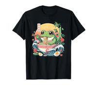 Grenouille Mignonne Mangeant dans Un Bol de Ramen géant T-Shirt