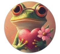 Grenouille Mignonne Puzzle Adultes 1000 Pièce Cool Animaux Impossible Défi Jouets Éducatif Décoration Familiale 1000pcs (67.5x67.5cm)