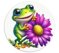 Grenouille Mignonne Puzzle Adultes 1000 Pièce Cool Animaux Impossible Difficile Jeu Éducatif Cadeaux Hommes 1000pcs (67.5x67.5cm)