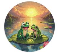 Grenouille Mignonne Puzzle Adultes 1000 Pièce Cool Animaux Qualité Supérieure Impossible Difficile Jeu Éducatif Décoration Familiale 1000pcs (67.5x67.5cm)