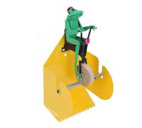 Grenouille, Monocycle Porte-Papier Toilette Fer Bois Mural Amusant Distributeur de Rouleaux de Mouchoirs avec Salle de Bain Cuisine