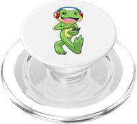 Grenouille Musicien Écouteurs Musique PopSockets PopGrip pour MagSafe