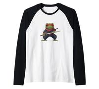 Grenouille Ninja en mission secrète pour les ninjas et les amateurs de karaté Manche Raglan