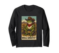 Grenouille Occidentale Amusante Qui Dit Bien SheeYit Sarcastique Manche Longue