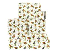 Grenouille Papier Cadeau - 6 Feuilles Of Mignon Grenouilles In Sweaters Anniversaire Pour Kids, Animal Lovers Men Women Fille Garçon Genre Neutral Vient With Stickers By Central 23