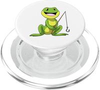 Grenouille Pêcheur Canne à pêche Pêche PopSockets PopGrip pour MagSafe