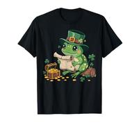 Grenouille Pirate Buried Treasure St Patrick Lucky Irish T-Shirt