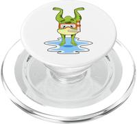 Grenouille Plongeur Tuba Plongée PopSockets PopGrip pour MagSafe