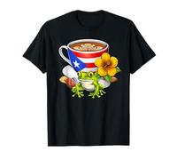 Grenouille Porto Rico Drapeau portoricain Fierté portoricain T-Shirt