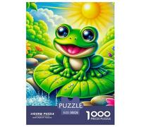 Grenouille, Puzzle De 1000 Pièces, Défi De Réflexion Captivant Offrant Plaisir Et Détente, Activité Agréable pour Moments Solitaires Ou Partagés, Adapté Aux 12 Ans Et Plus, 38x26cm/1000pcs