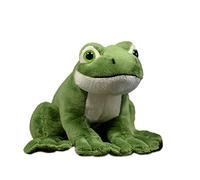 Grenouille réaliste Kawai - 16 cm - Jouet en peluche - Grenouille verte - Jouets en peluche amphibie et reptile réalistes - Décoration de la maison