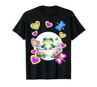 Grenouille rétro des années 80 pour enfants, filles, garçons, amoureux de la nature T-Shirt