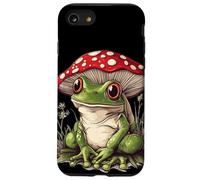 Grenouille rigolote avec champignon amusant pour garçons et filles Coque pour iPhone SE (2020) / 7 / 8
