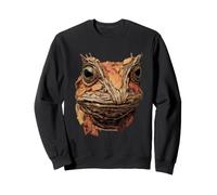 Grenouille Rustique avec brindilles Feuilles d'automne Artistique Animal d'automne Sweatshirt