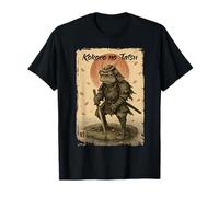 Grenouille samouraï Kokoro no Tatsu Art Guerrier Japonais T-Shirt
