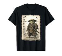 Grenouille Samouraï Serment Brave Katana Japon Art T-Shirt