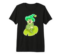 Grenouille Sorcier Baguette Magique T-Shirt Haut de Gamme
