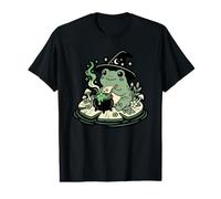 Grenouille sorcière Grenouilles dans des Chapeaux créatures mystiques Animaux Magiques T-Shirt Graphique avec Valeur