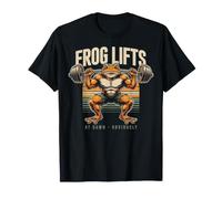 Grenouille soulève à l'aube évidemment haltérophilie T-Shirt