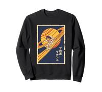 Grenouille Space Saturne Anneau Surfeur Astronaute Japonais Sweatshirt