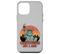 Grenouille Statue de la Liberté We Have a Constitution Not a King Coque pour iPhone 12 Mini