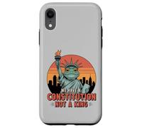 Grenouille Statue de la Liberté We Have a Constitution Not a King Coque pour iPhone XR