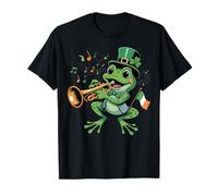 Grenouille Trompette St Patrick Fanfare Irlandaise Porte-Bonheur T-Shirt