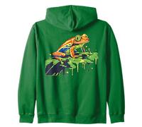 Grenouille Tropicale colorée Sweat à Capuche