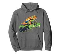 Grenouille Tropicale colorée Sweat à Capuche