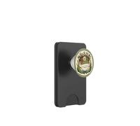 Grenouille Verte dans Une Couronne de Fleurs pour Les Amateurs de Grenouilles PopSockets PopWallet pour MagSafe