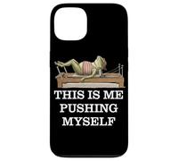 Grenouille Vintage Amusante Faisant du Pilates Reformer Machine Yoga Coque pour iPhone 13