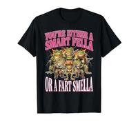 Grenouille, Vous êtes Soit Un Gars Intelligent, Soit Un Cowboy à l'odeur de Pet T-Shirt Graphique avec Valeur, Homme, Noir, M