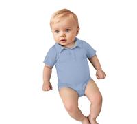 Grenouillère à manches courtes pour nouveau-né Vêtements gentleman, bleu ciel, 0-3 mois