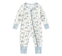 Grenouillere Bebe 1 Mois - et Combinaison pour garçons pour Nourrissons Body bébé Confortable et élégant idéal pour Un Usage Quotidien Ramper et Dormir Parfait pour 0 à 24 Mois (Blue 3-6 Months)