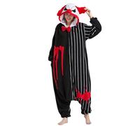 Grenouillère Clown Animal Adulte, Costume de Cosplay Animal pour Hommes et Femmes Pyjamas d'halloween, Vêtements de Nuit Unisexes Une Pièce Homewear