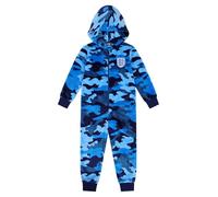 Grenouillère en polaire camouflage pour enfant Motif équipe d'Angleterre de football, bleu, 13-14 ans