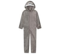 Grenouillère Enfant Combinaison-Pyjama Onesie Animal pour Garçons Et Filles Licorne Lapin Pingouin Dinosaure Chat Chien Koala 2-14 Ans (13-14 Ans, Beige foncé)