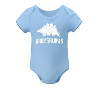 Grenouillère mignonne pour bébé, grenouillère Babysaurus Little Dinosaure pour garçon Bleu ciel 24 mois